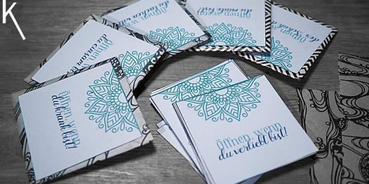 Öffnen-wenn Briefe Geschenkidee Öffnen-wenn-Box