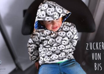 zuckersüß von kopf bis fuß nähen DIY für Kinder Pullover nähen Schnittmuster Hoody Kinder Hoodie selbermachen