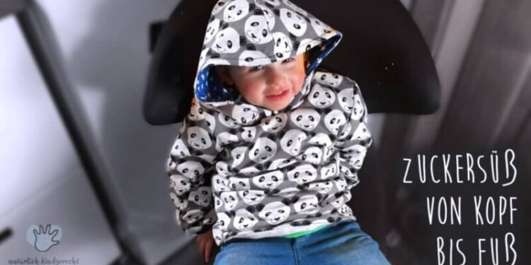 zuckersüß von kopf bis fuß nähen DIY für Kinder Pullover nähen Schnittmuster Hoody Kinder Hoodie selbermachen