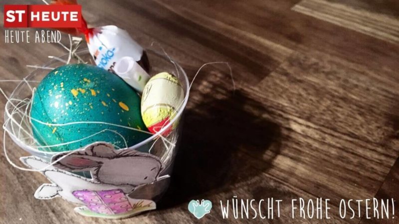 basteln osternest kinder osterbasteln Frühling Bastelidee Kleinkind Kindergartenkind