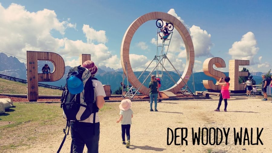 Woody Walk Plose Brixen wandern Südtirol Kinder Wandertipp Wandern mit Zwergen Wanderzwerge Plose Brixen St. Andrä Woody Walk Urlaub Suedtirol Südtirol Wanderempfehlung Kinder Route