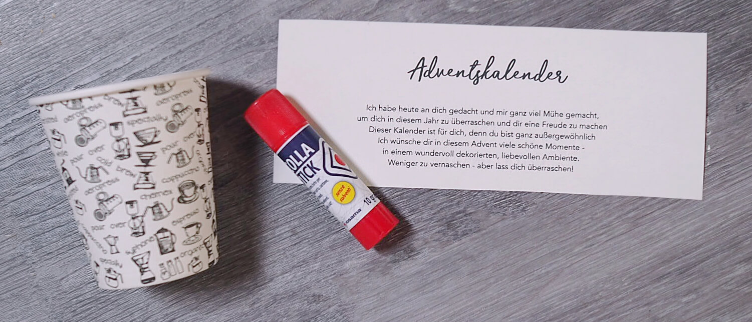 Last minute Adventskalender für den Freund füllen