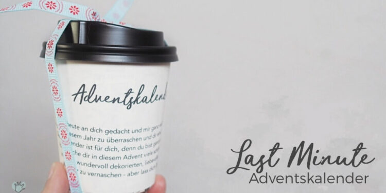 Last minute Adventskalender für Männer basteln