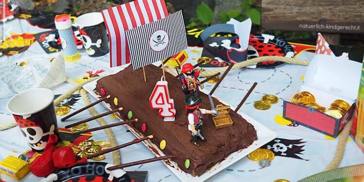 Piratenparty für Kinder Kindergeburtstag Mottoparty Pirat