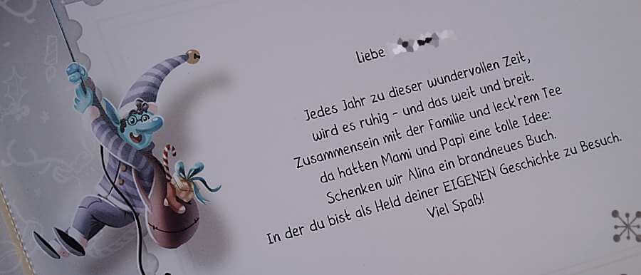 Dein ganz persönliches Weihnachtsgeschenk Kinderbuch