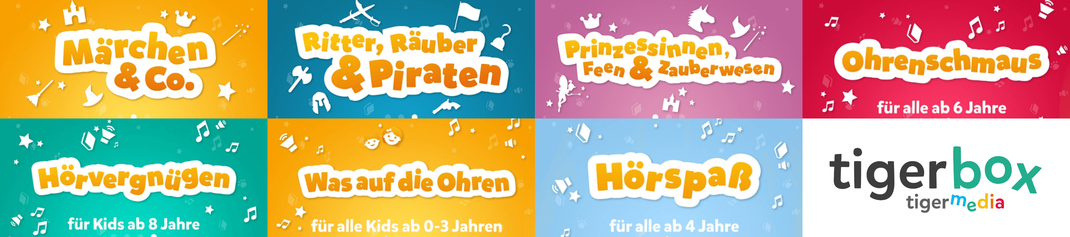 Audiosysteme für Kinder Tigerbox Tigermedia Audioboxen