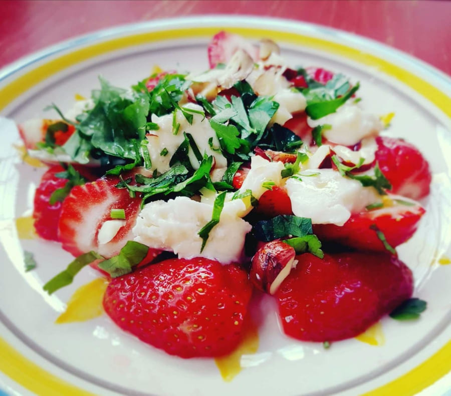 Leckere Erdbeeren in unserem Erdbeer-Gorgonzola-Salat