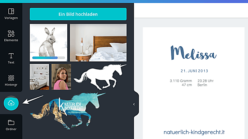 Poster selbermachen für das Kinderzimmer DIY
