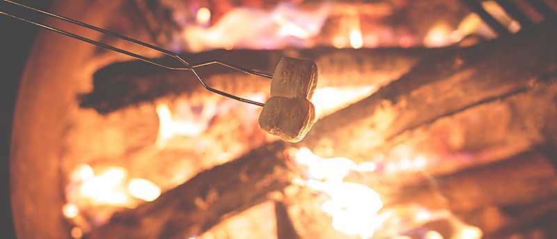 Marshmallows-grillen