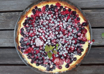 Sommerrezepte Beerentarte mit Vanillequark Foodblog Südtirol