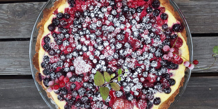 Sommerrezepte Beerentarte mit Vanillequark Foodblog Südtirol