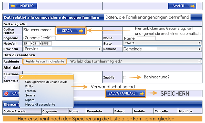 INPS-nucleo-familiare-Ansuchen-selbermachen-Familiengeld