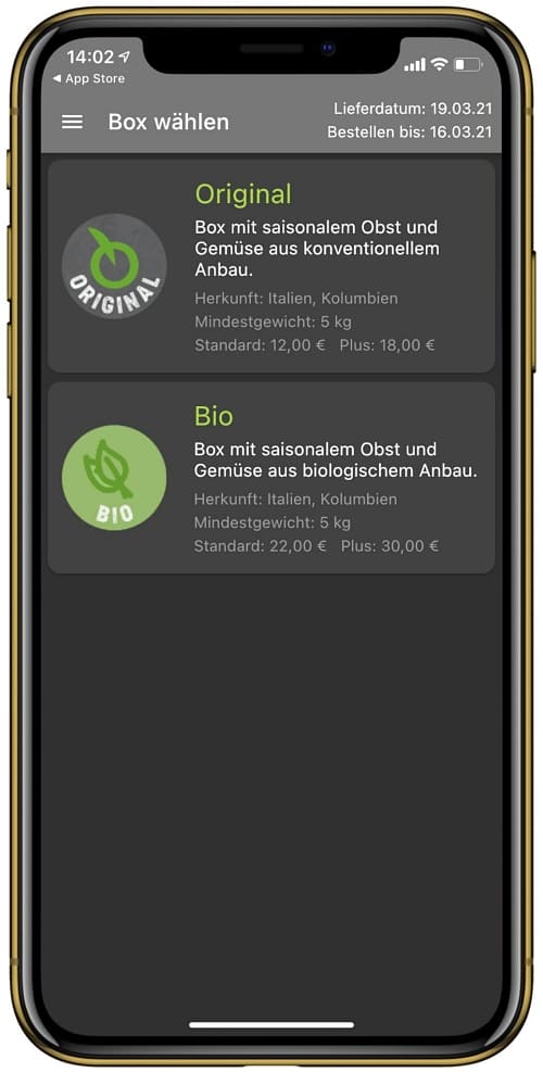 Froxbox Bioexpress Biokistl im Vergleich Welcher Obstlieferant Abo Obst und Gemüse