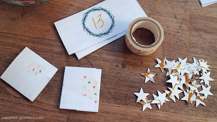Kostenloser Adventskalender zum Ausdrucken