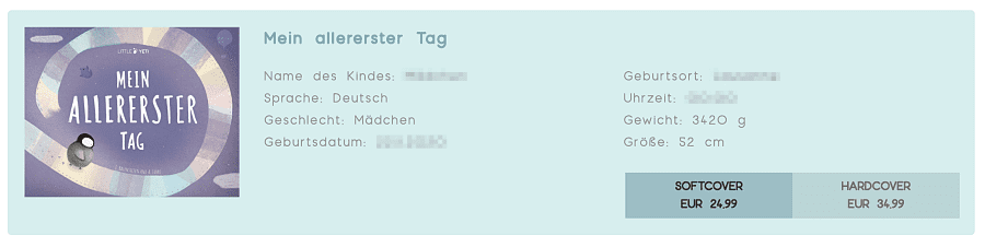 Mein allererster Tag Kinderbuch Little Yeti