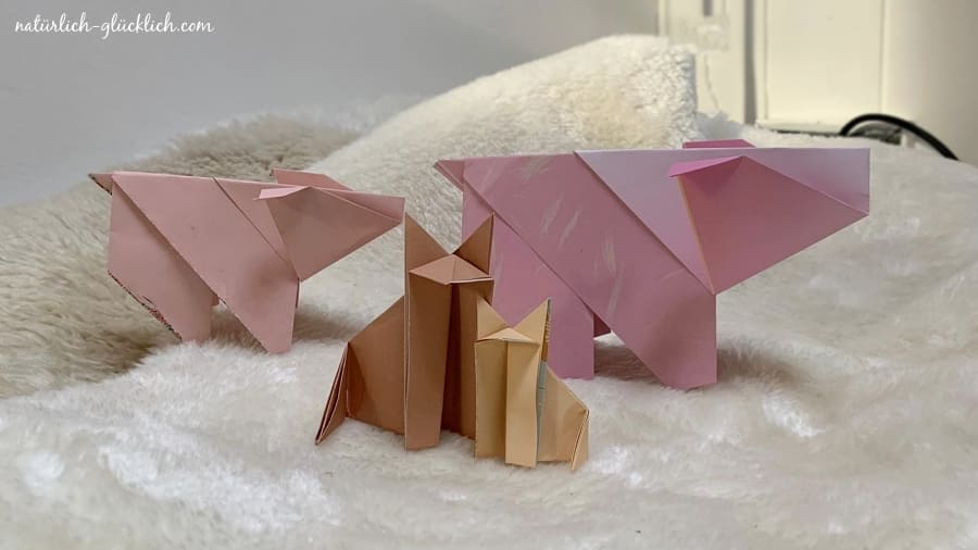 Origami falten mit Kindern Was tun gegen Langeweile Coronazeit