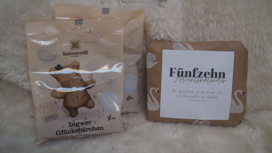 So sieht der achtsame Adventskalender bei mir aus
