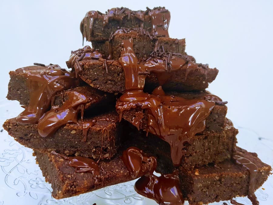 Rezept Suesskartoffel-Brownies die gesunde Schokoladenbombe
