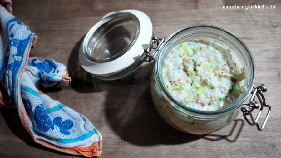 Zoats-Porridge-mit-Zuchhini-Gemüse-Porridge-Frühstücksideen
