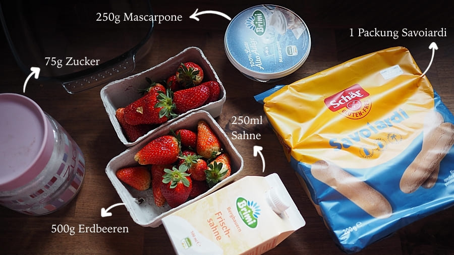 Erdbeer-Tiramisu Rezept aus Italien sommerlicher Tiramisù