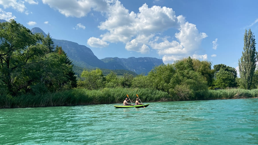 Kanu Kajak fahren Kalterer See Gretl am See Lido