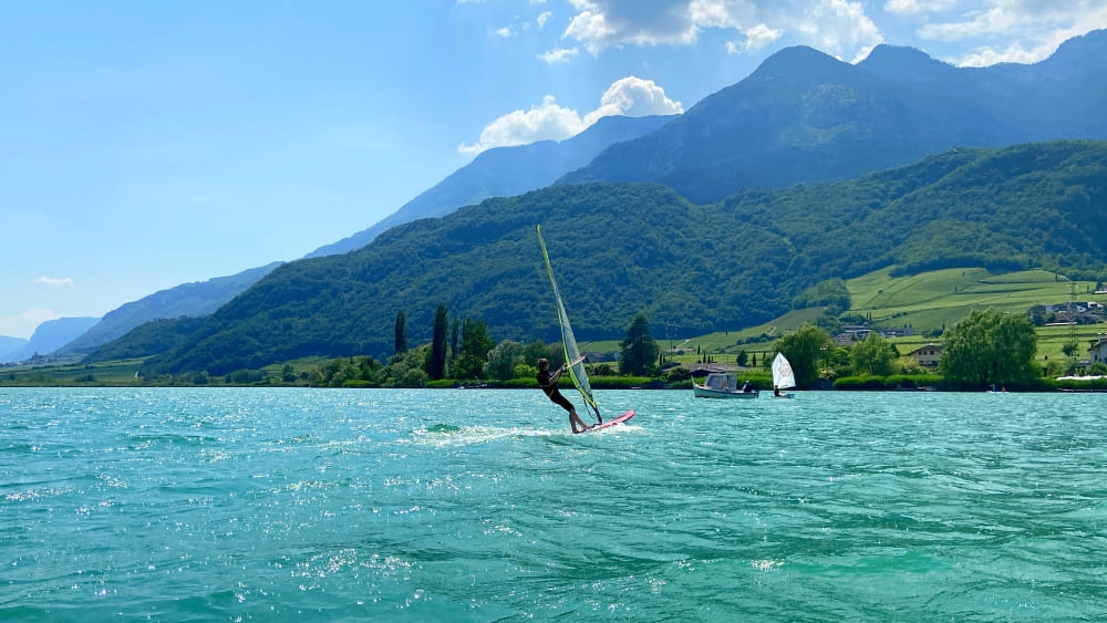 foilsurfen kitesurfen Kalterer See surfrn