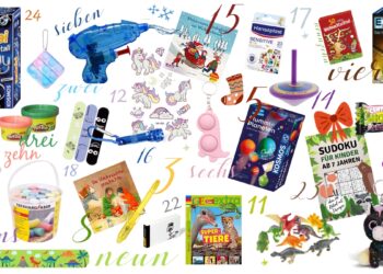 Füllideen Adventskalender Schulkind 6-Jährige 7-Jährige 8-Jährige 9-Jährige 10-Jährige