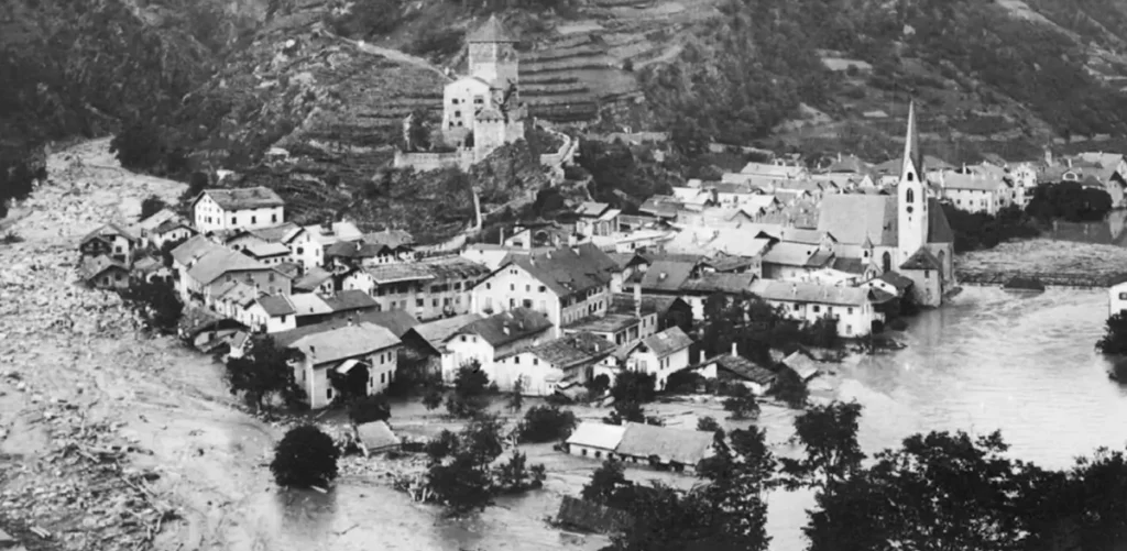 Klausen Überschwemmung 1921