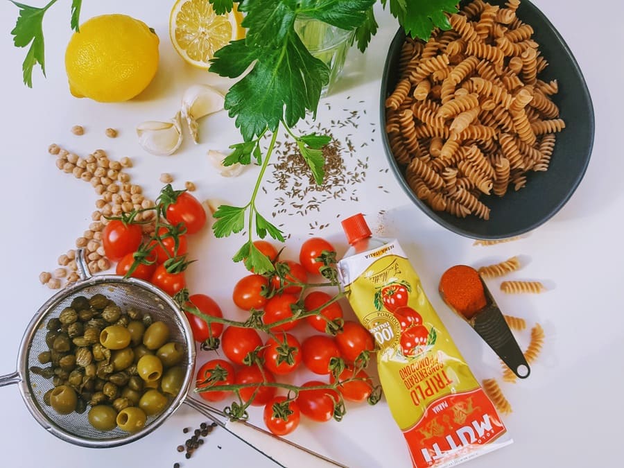 Orientalische One-Pot-Pasta - Zutaten