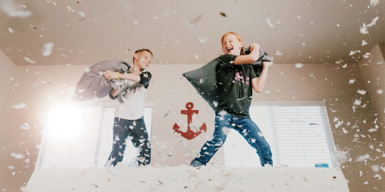 Geschwisterzimmer harmonisches Zusammenleben Kinderzimmer für zwei Kinder