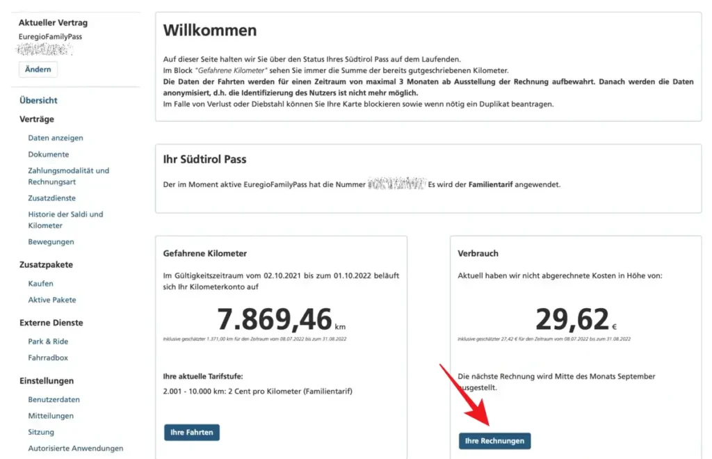 Transportbonus beantragen Südtirol Mobilitätsbonus Südtirolpass