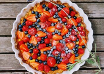Sommerliche Beerentarte