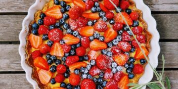 Sommerliche Beerentarte