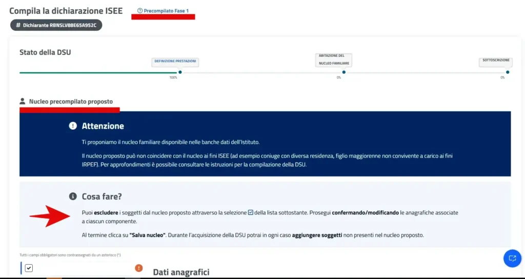 Vorausgefüllte ISEE beantragen 09