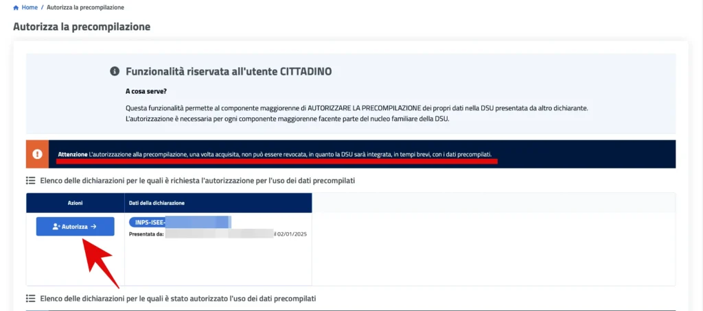 Autorizzazione ISEE precompilata_5