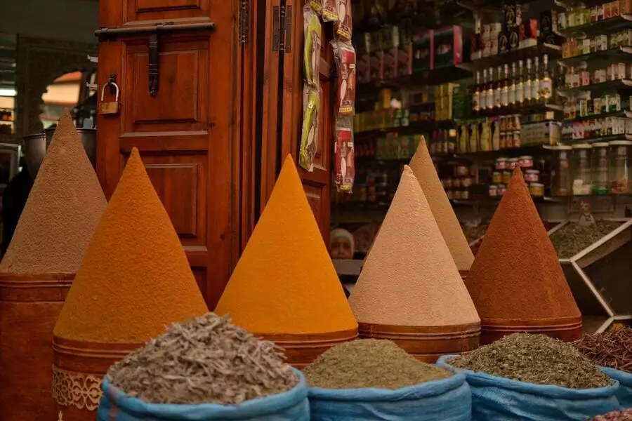 Levante Küche aus Marokko Indien