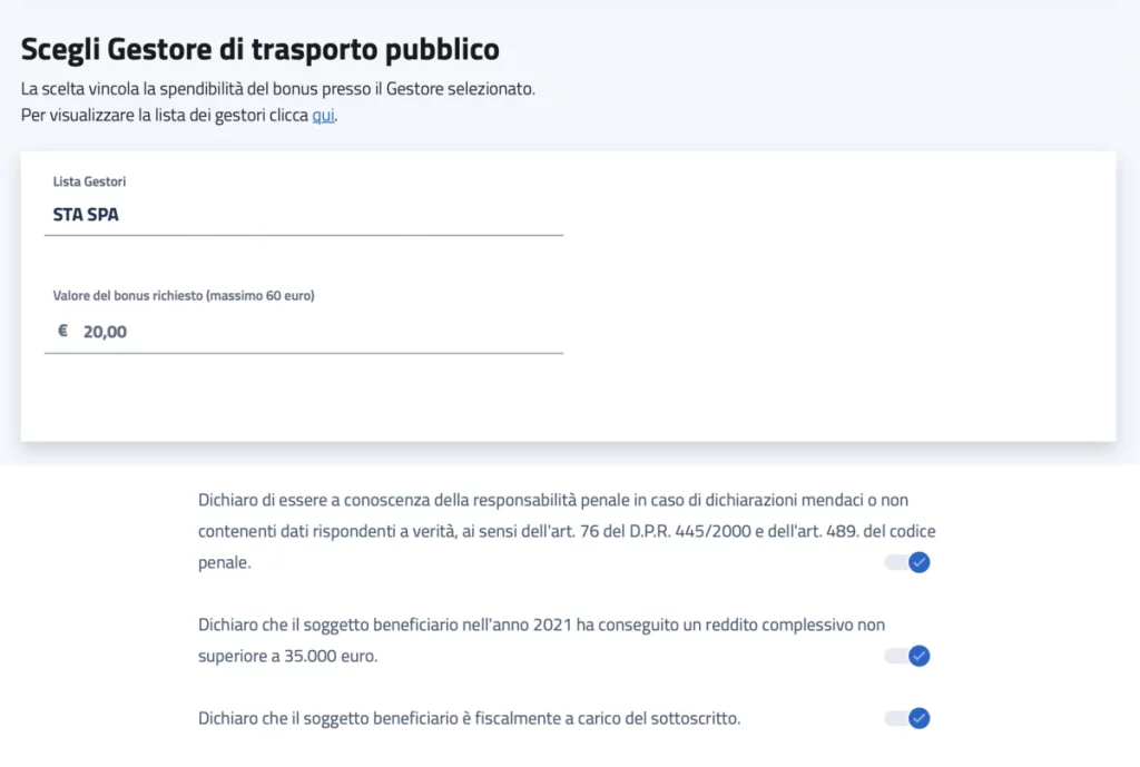 Südtirolpass Transportbonus anfragen wie Erklärung